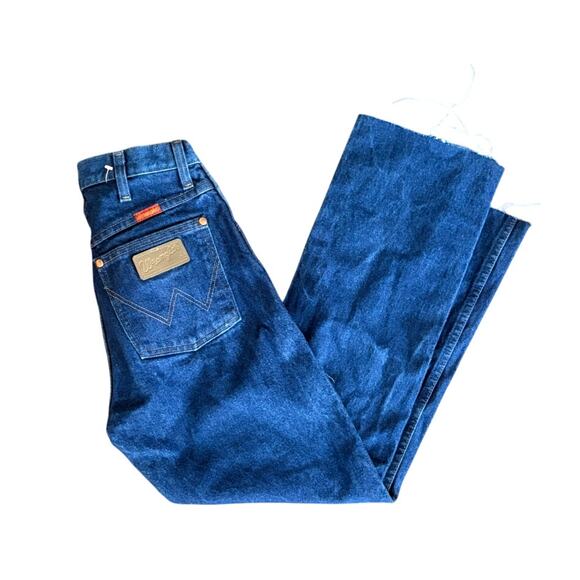 Wrangler 14MWZG Cowboy Cut Jeans 1990s–2000s Vintage Dark Indigo - Picture 1 of 9